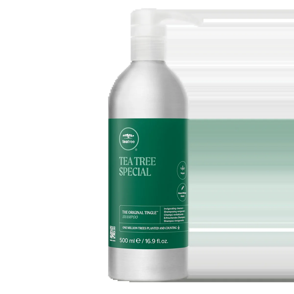 Tea Tree Special Shampoo Aluminum Bottle, image 2